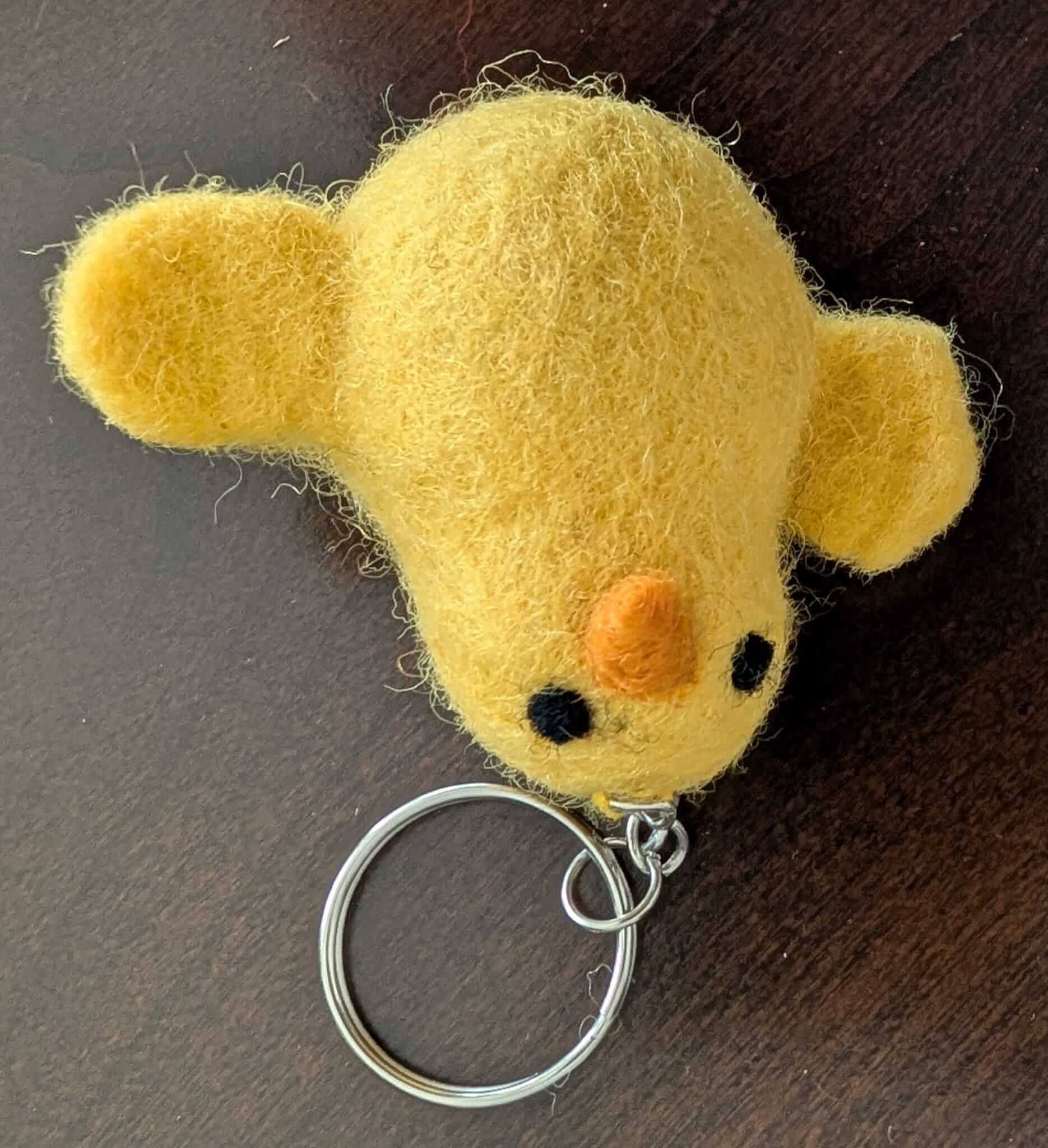 Handmade Felted Wool Keychains – Assorted Playful Designs