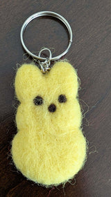 Handmade Felted Wool Keychains – Assorted Playful Designs