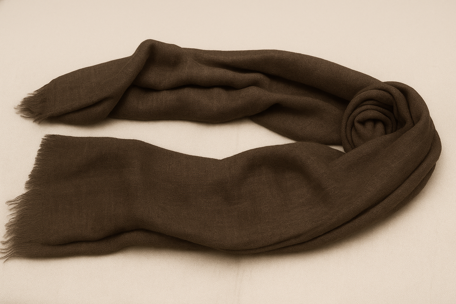 Luxe Handwoven 100% Pashmina Scarf – Natural Colors