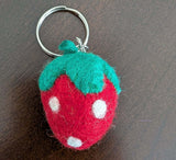 Handmade Felted Wool Keychains – Assorted Playful Designs