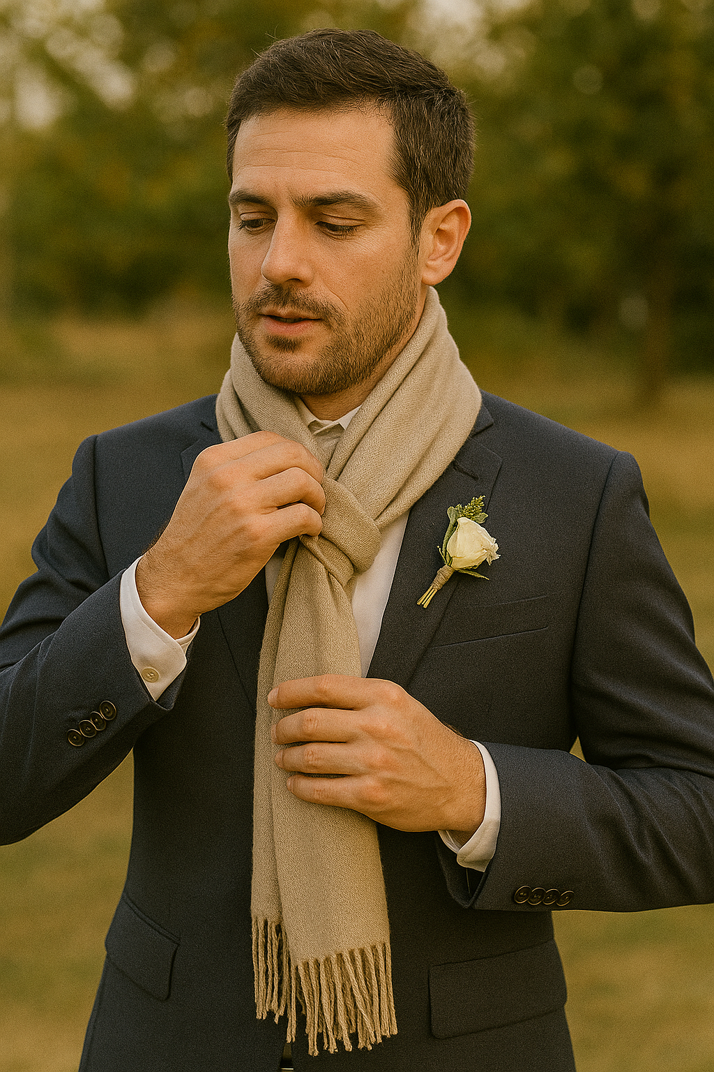 Luxury Bridesmaid and Groomsmen Pashmina Gift Set – 6 or 12 Handwoven Scarves