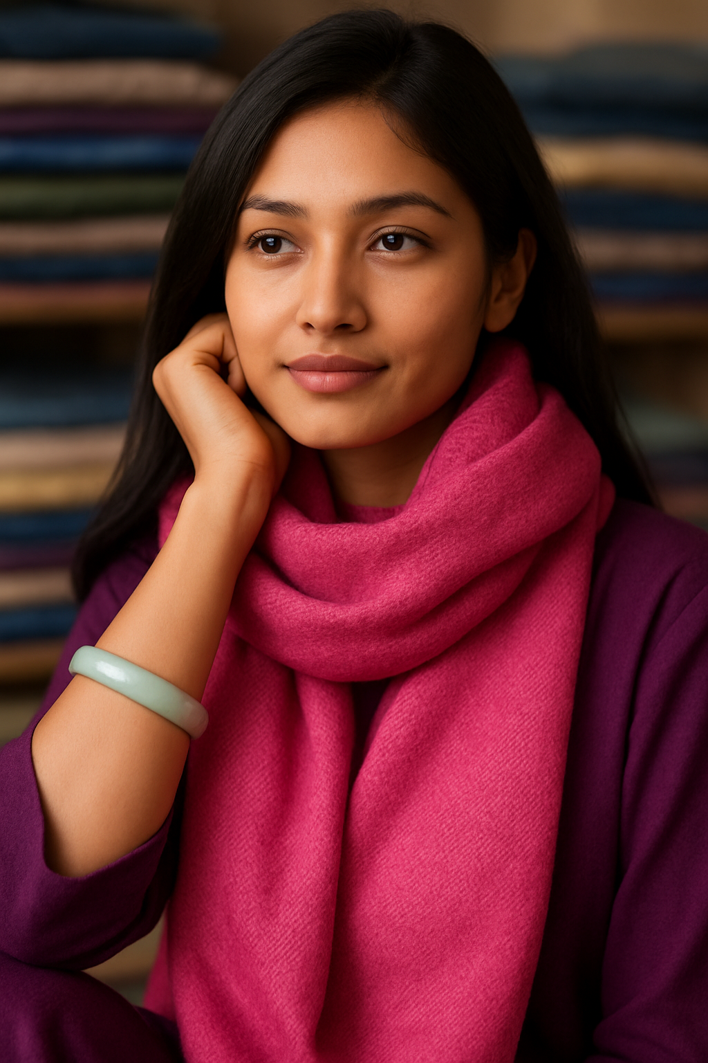 Handwoven Scarves and Wraps